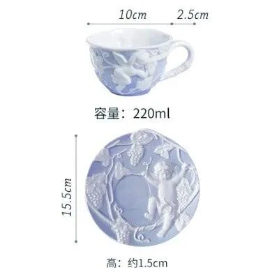 French_Style_Angel_Hand_Painted_Tea_Set_-_-4191499 French Style Angel Hand Painted Tea Set -