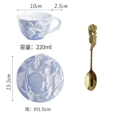 French_Style_Angel_Hand_Painted_Tea_Set_-_-4191506 French Style Angel Hand Painted Tea Set -