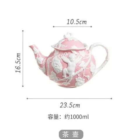 French_Style_Angel_Hand_Painted_Tea_Set_-_-4191510 French Style Angel Hand Painted Tea Set -