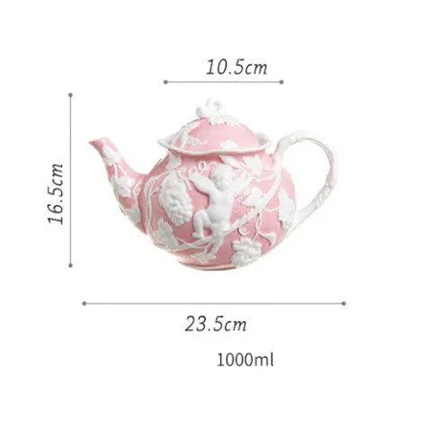 French_Style_Angel_Hand_Painted_Tea_Set_-_-4191529 French Style Angel Hand Painted Tea Set -