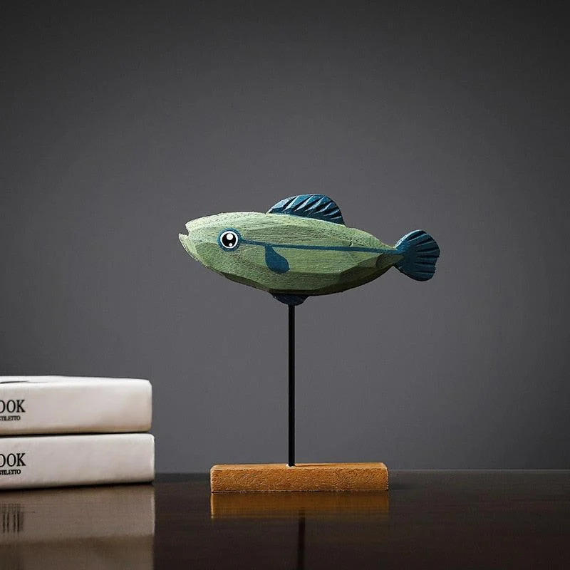 Freshwater_Fish_Hand-Crafted_Wooden_Sculpture_-_-4191756 Freshwater Fish Hand-Crafted Wooden Sculpture -