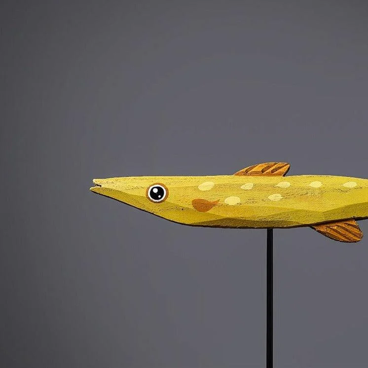 Freshwater_Fish_Hand-Crafted_Wooden_Sculpture_-_-4191786 Freshwater Fish Hand-Crafted Wooden Sculpture -