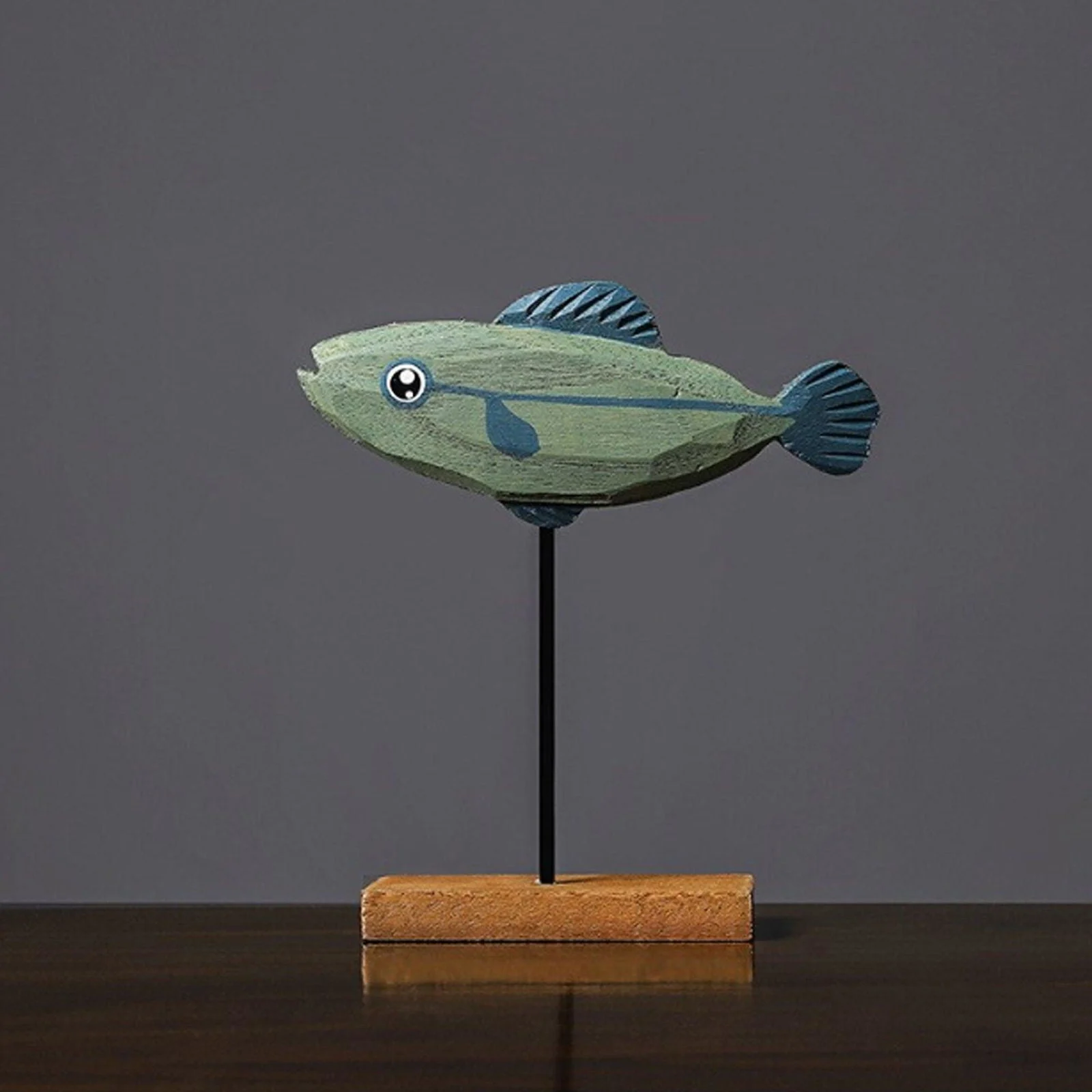 Freshwater_Fish_Hand-Crafted_Wooden_Sculpture_-_-4191800 Freshwater Fish Hand-Crafted Wooden Sculpture -