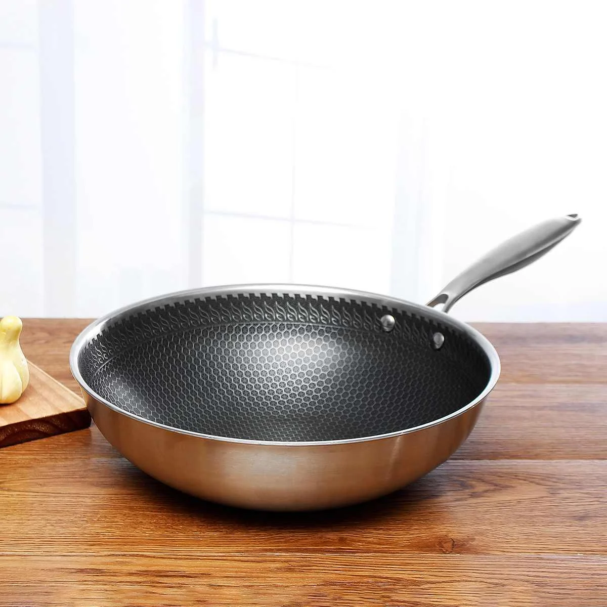 Frying_pan_-_Stick-Free_-_Stainless_Steel_-_Non-stick_coating_-_-_tag1_-4231583 Frying pan - Stick-Free - Stainless Steel - Non-stick coating - - #tag1#