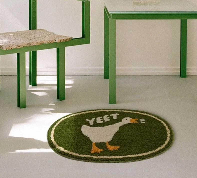 Funny Fluffy Non Slip Duck Bath Mat -