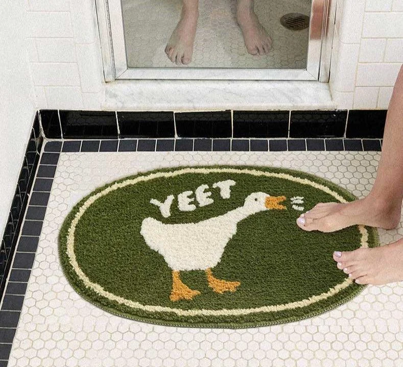 Funny Fluffy Non Slip Duck Bath Mat -