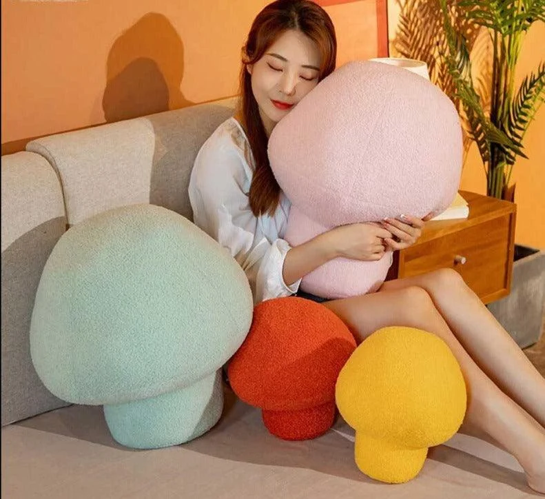 Funny Mushroom Plush Pillow -