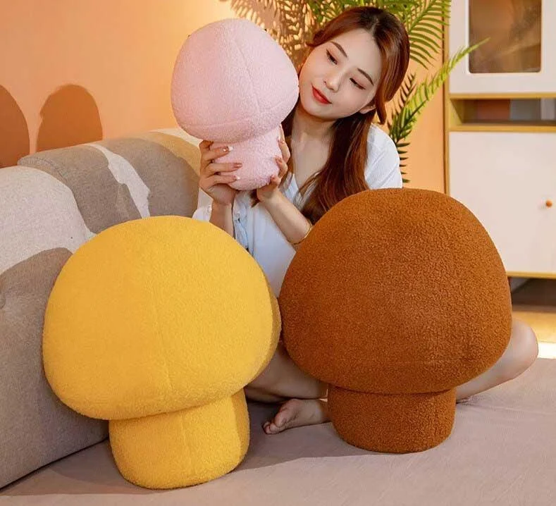 Funny Mushroom Plush Pillow -
