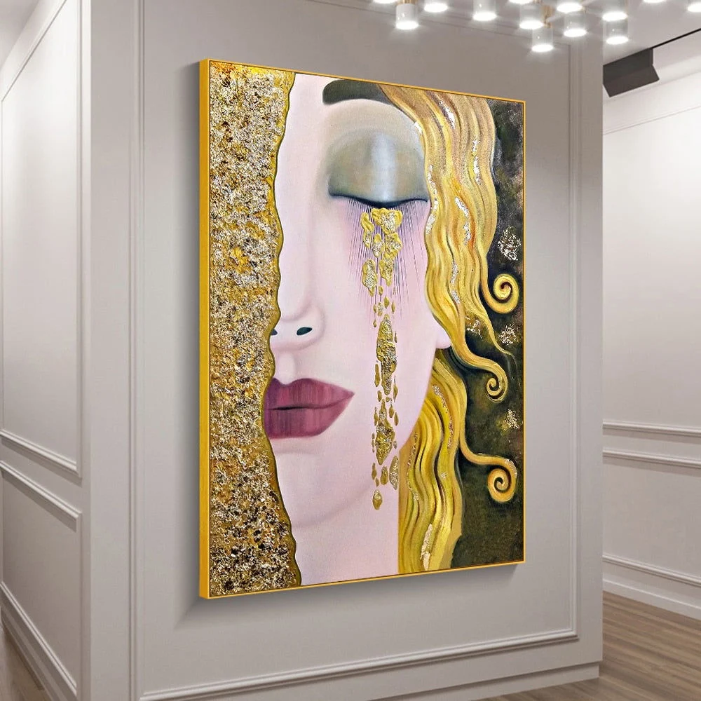 GOLD_TEAR_By_Gustav_Klimt_-_-_tag1_-4243253 GOLD TEAR By Gustav Klimt - - #tag1#