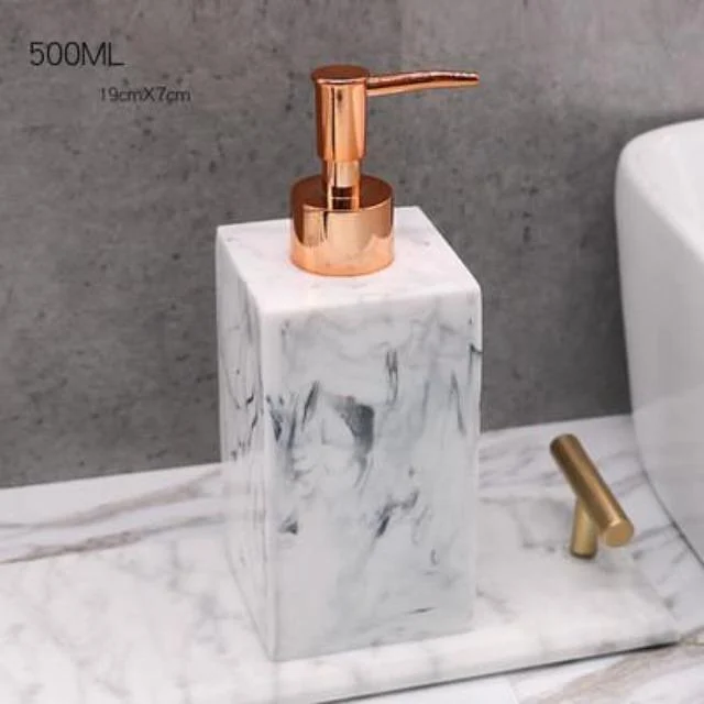 Gamela-MarbleTextureBathroomStorageTray-Homeko6 Gamela - Marble Texture Bathroom Storage Tray - Homeko