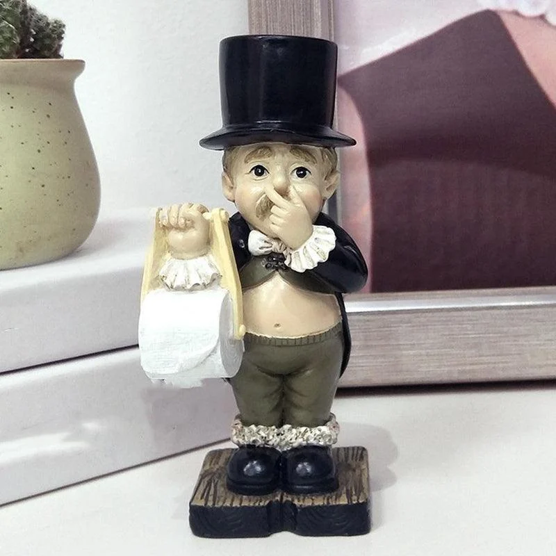 Gentleman_Paper_Towel_Holder_Decoration_-_-_tag1_-4234774 Gentleman Paper Towel Holder Decoration - - #tag1#