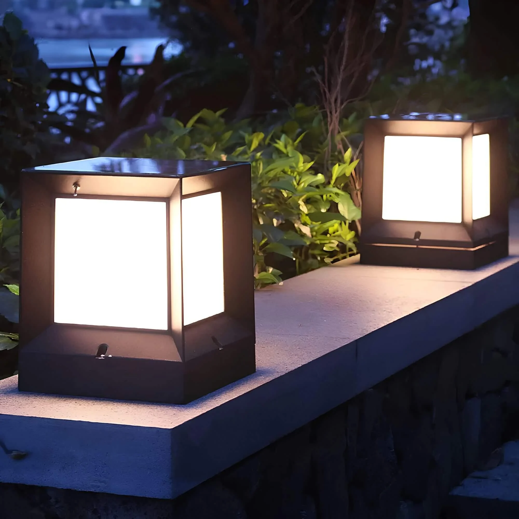 GeoGlimmerKubusStehlampe-ModerneLED-Aussen-undInnenleuchtexlumina Geoglimmerkubusstehlampe Moderneled Aussen Undinnenleuchtexlumina
