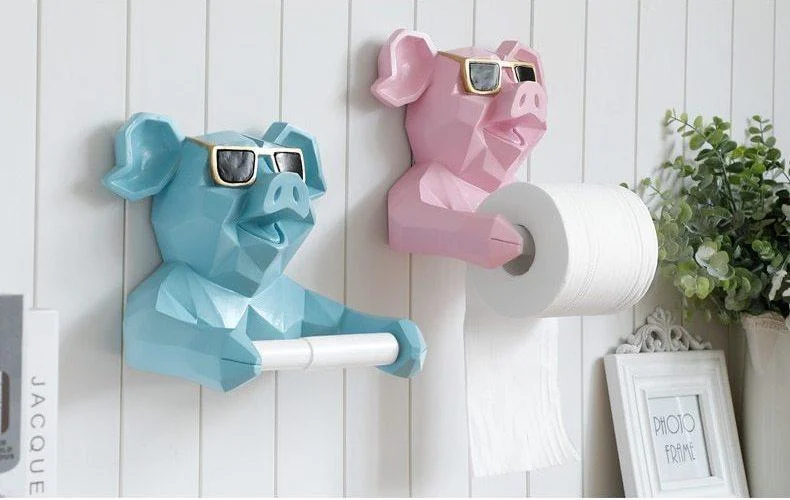 GeometricAnimalToiletPaperHolder-Homeko11 Geometric Animal Toilet Paper Holder - Homeko