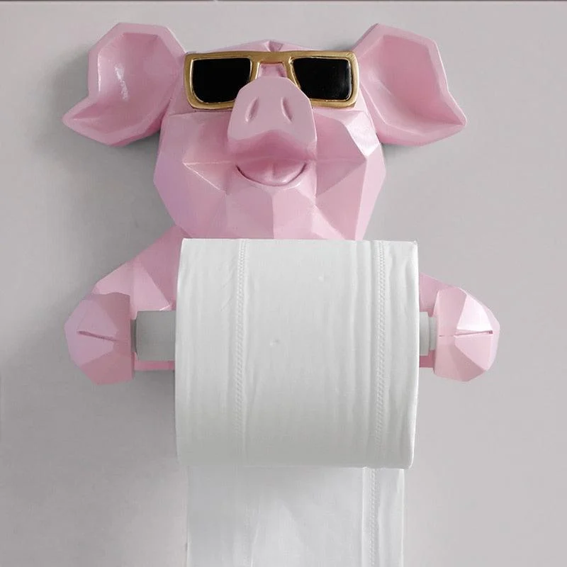 GeometricAnimalToiletPaperHolder-Homeko4 Geometric Animal Toilet Paper Holder - Homeko