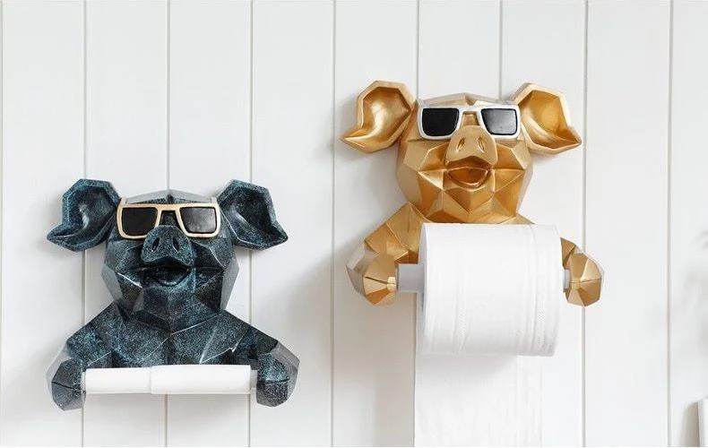 GeometricAnimalToiletPaperHolder-Homeko9 Geometric Animal Toilet Paper Holder - Homeko