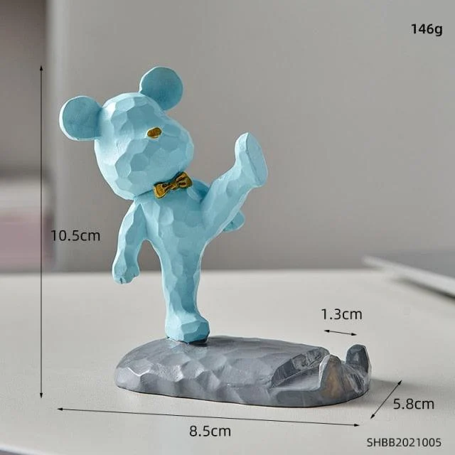 GeometricBearPhoneHolder-Homeko10 Geometric Bear Phone Holder - Homeko