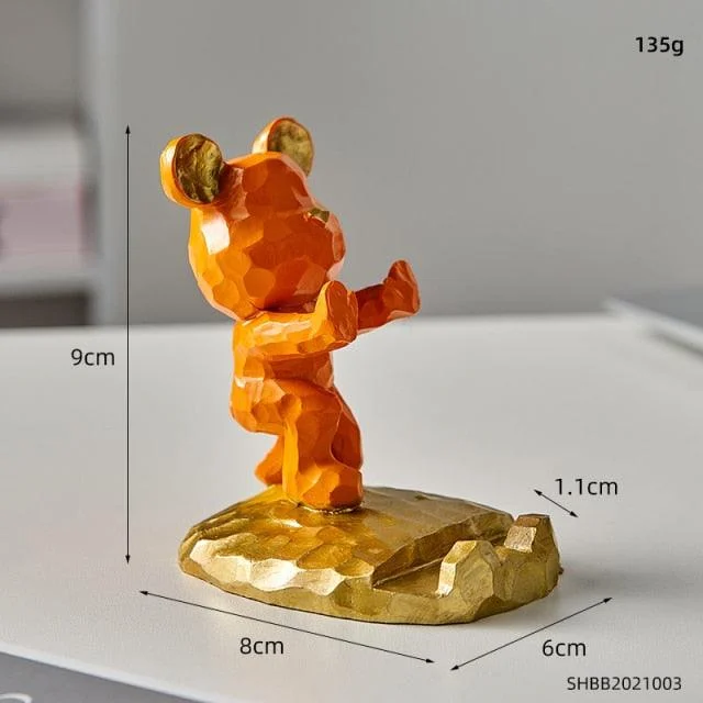 GeometricBearPhoneHolder-Homeko14 Geometric Bear Phone Holder - Homeko