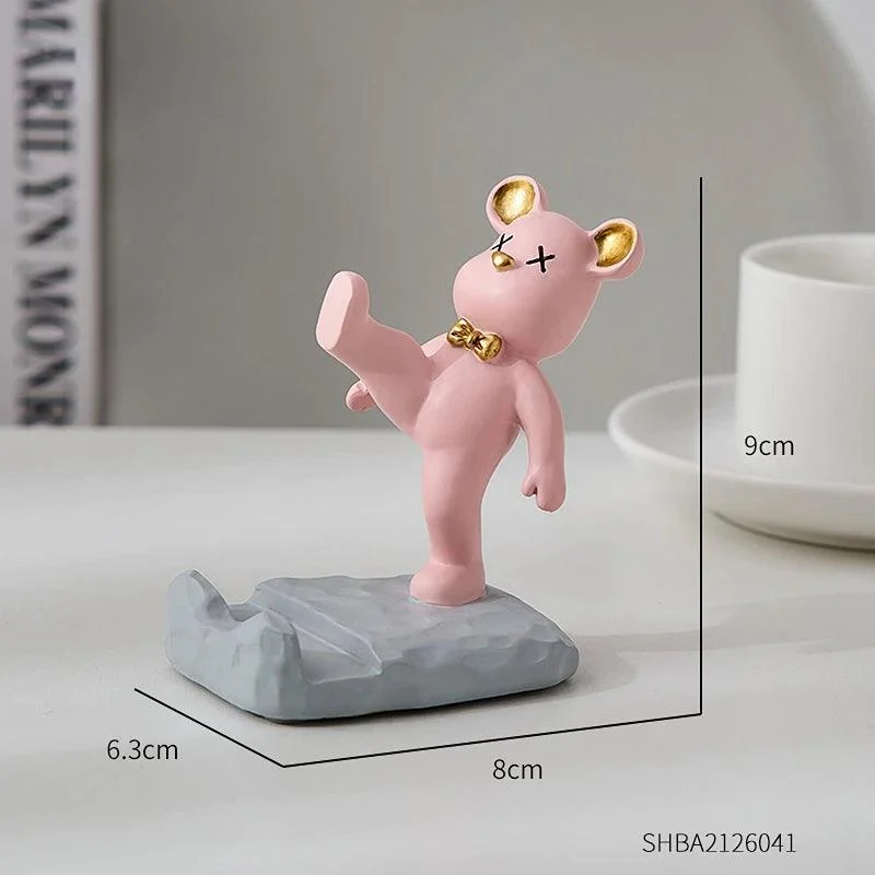 GeometricBearPhoneHolder-Homeko15 Geometric Bear Phone Holder - Homeko