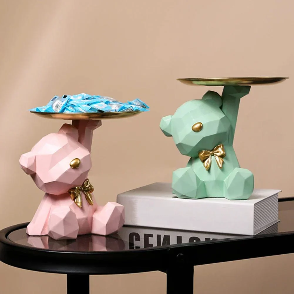 GeometricBearTray-Homeko3 Geometric Bear Tray - Homeko