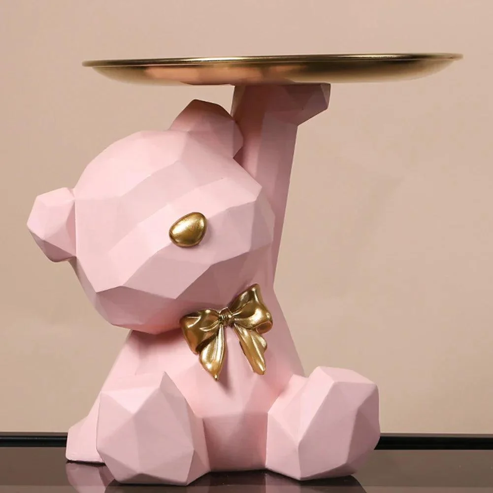 GeometricBearTray-Homeko4 Geometric Bear Tray - Homeko