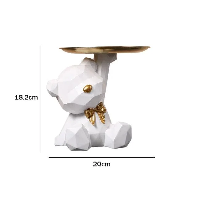 GeometricBearTray-Homeko7 Geometric Bear Tray - Homeko
