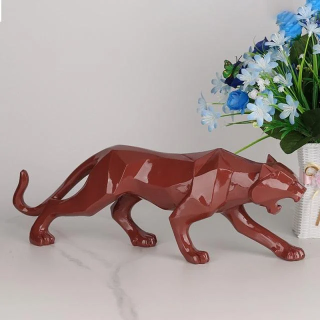 GeometricBlackPantherSculpture-Homeko14 Geometric Black Panther Sculpture - Homeko