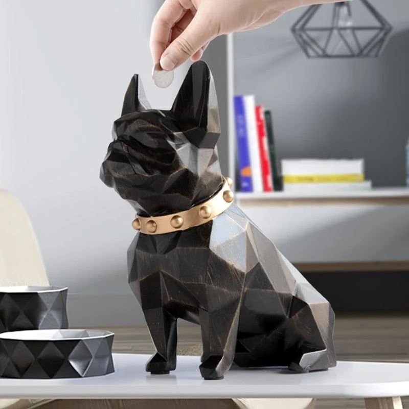 GeometricBulldogCoinBox-Homeko4 Geometric Bulldog Coin Box - Homeko
