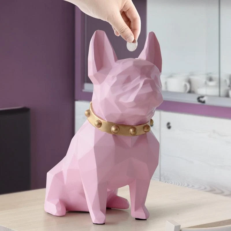 GeometricBulldogCoinBox-Homeko5 Geometric Bulldog Coin Box - Homeko
