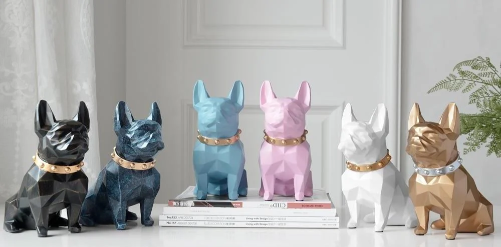 GeometricBulldogCoinBox-Homeko9 Geometric Bulldog Coin Box - Homeko