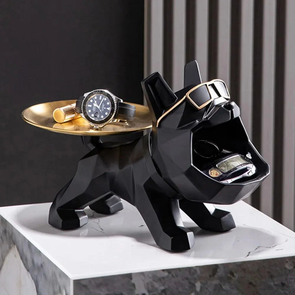 GeometricBulldogKeyTray-Homeko3 Geometric Bulldog Key Tray - Homeko