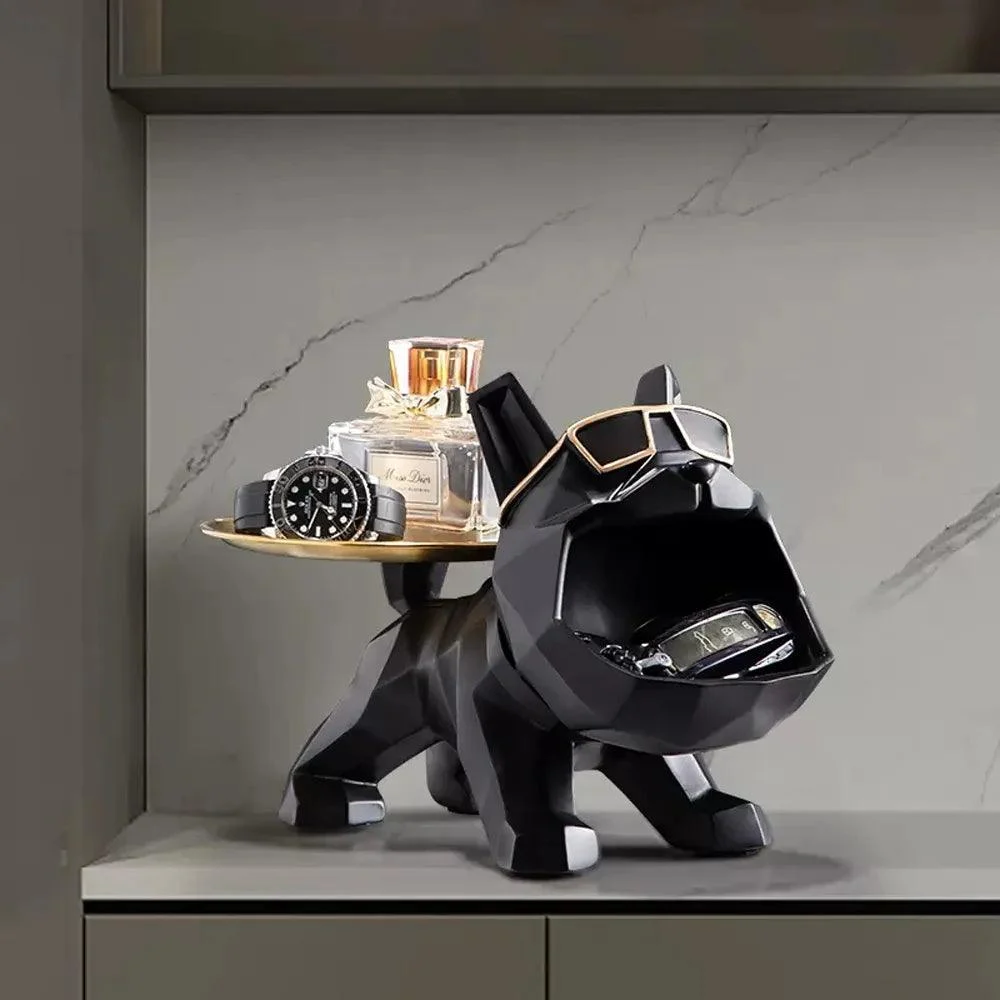 GeometricBulldogKeyTray-Homeko4 Geometric Bulldog Key Tray - Homeko