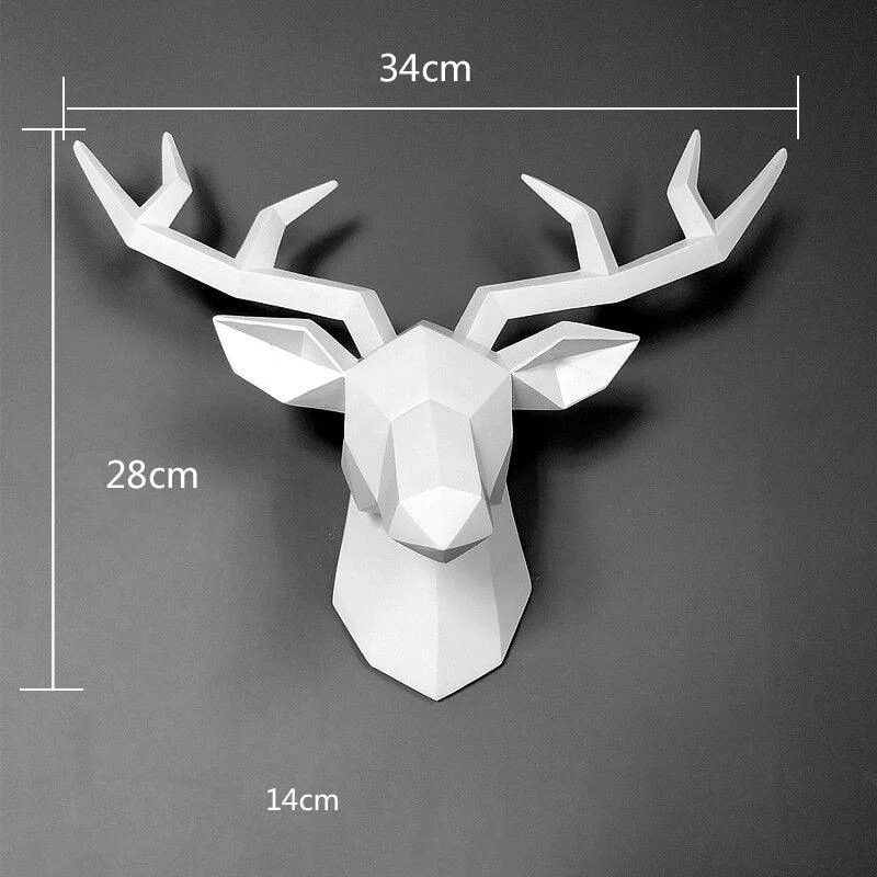 GeometricDeerMount-Homeko1 Geometric Deer Mount - Homeko