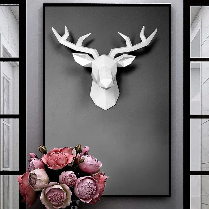 GeometricDeerMount-Homeko2 Geometric Deer Mount - Homeko