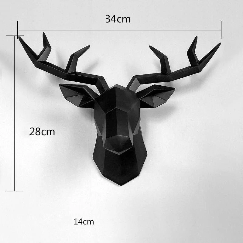 GeometricDeerMount-Homeko5 Geometric Deer Mount - Homeko