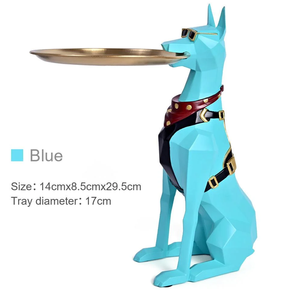 GeometricDobermanKeyTray-Homeko12 Geometric Doberman Key Tray - Homeko