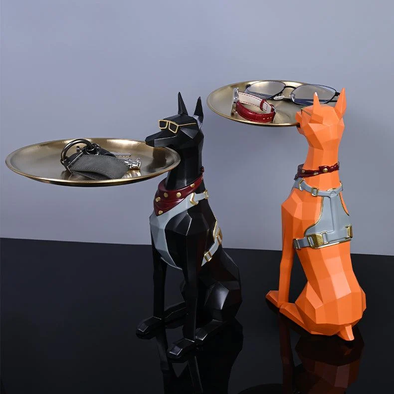 GeometricDobermanKeyTray-Homeko7 Geometric Doberman Key Tray - Homeko