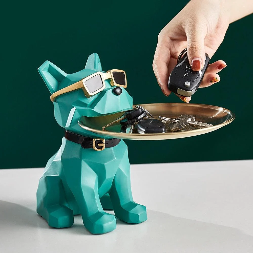 GeometricDogYogaTray-Homeko3 Geometric Dog Yoga Tray - Homeko