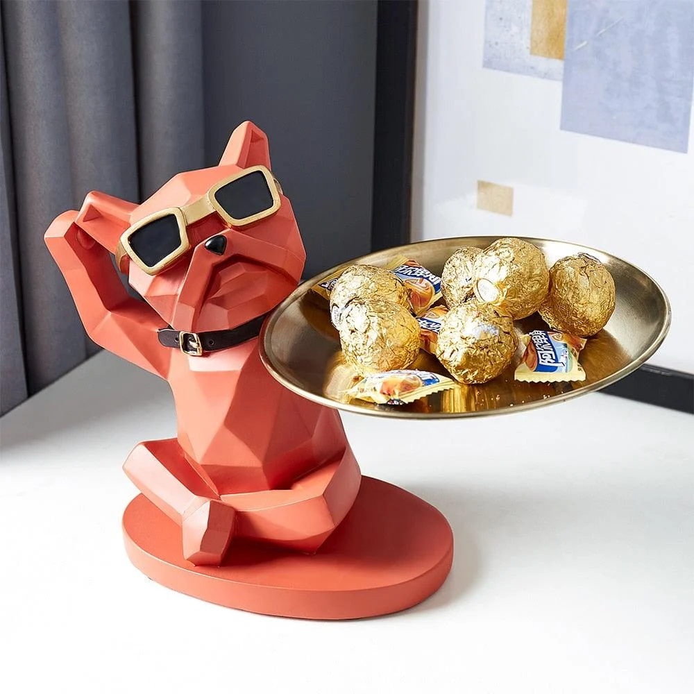 GeometricDogYogaTray-Homeko4 Geometric Dog Yoga Tray - Homeko