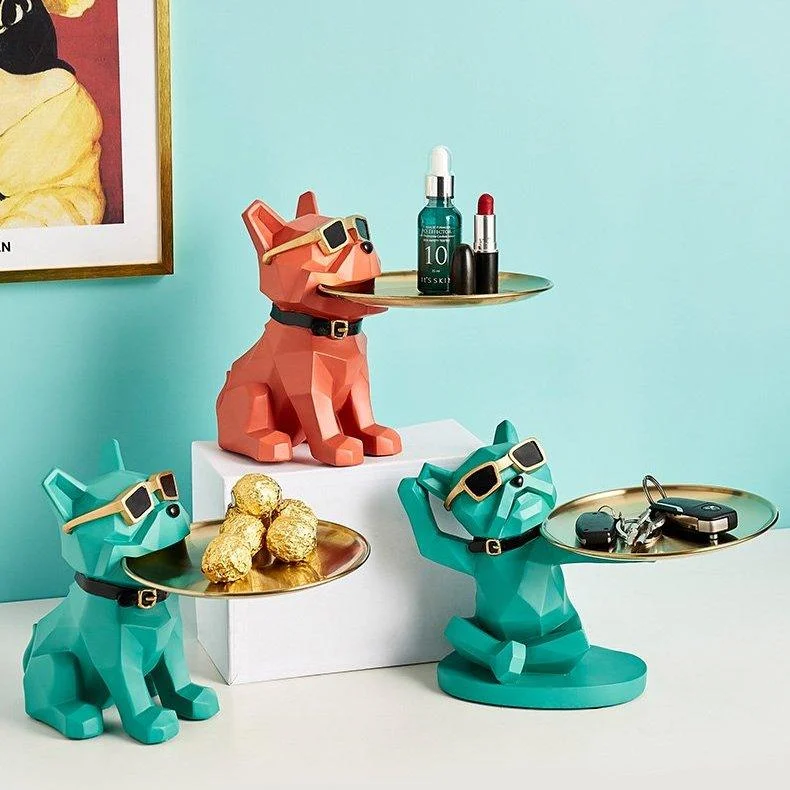 GeometricDogYogaTray-Homeko7 Geometric Dog Yoga Tray - Homeko