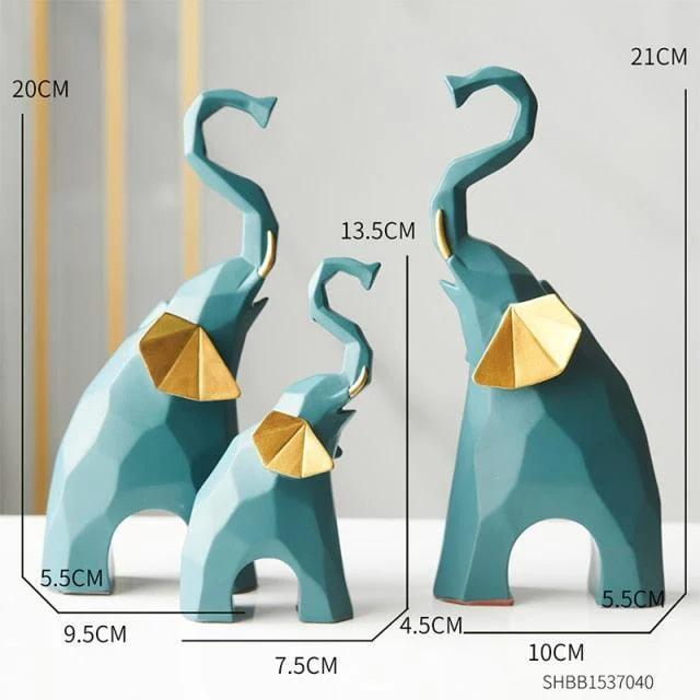 GeometricElephantSculpture-Homeko1 Geometric Elephant Sculpture - Homeko