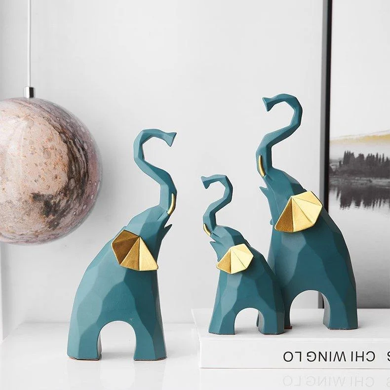 GeometricElephantSculpture-Homeko11 Geometric Elephant Sculpture - Homeko