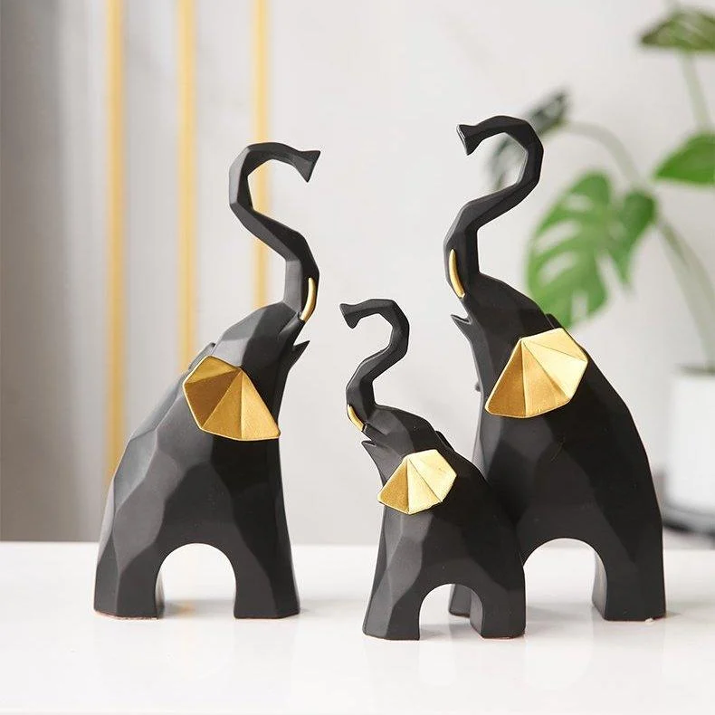 GeometricElephantSculpture-Homeko12 Geometric Elephant Sculpture - Homeko
