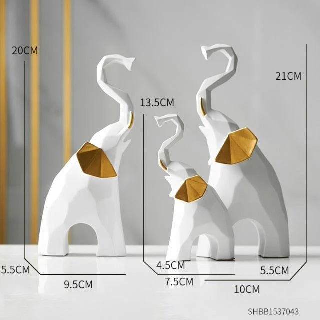 GeometricElephantSculpture-Homeko14 Geometric Elephant Sculpture - Homeko