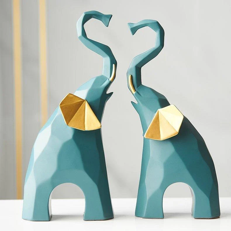 GeometricElephantSculpture-Homeko8 Geometric Elephant Sculpture - Homeko