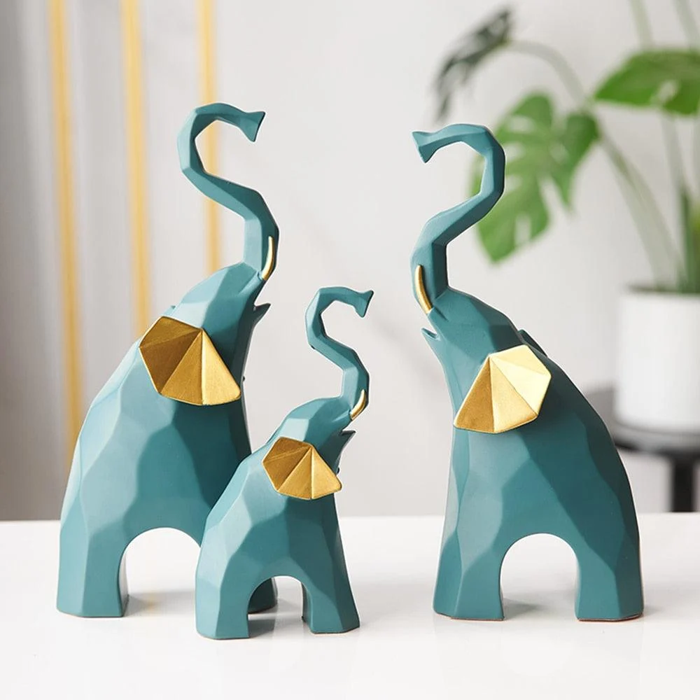 GeometricElephantSculpture-Homeko9 Geometric Elephant Sculpture - Homeko