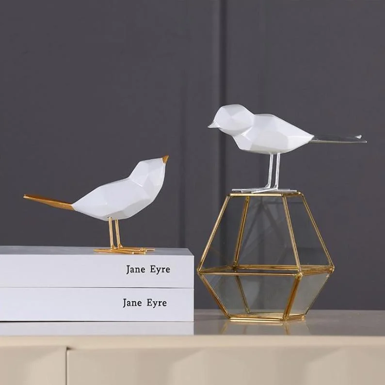 GeometricGoldfinchBird-Homeko3 Geometric Goldfinch Bird - Homeko