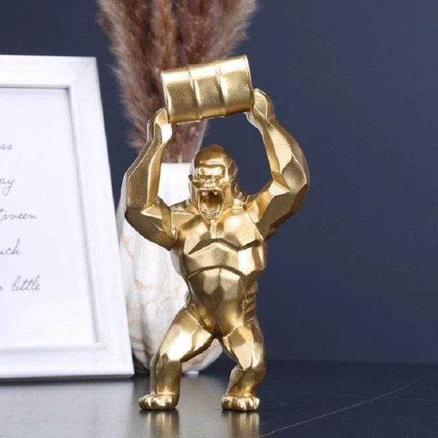 GeometricMadKingKongStatue-Homeko13 Geometric Mad King Kong Statue - Homeko