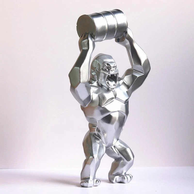 GeometricMadKingKongStatue-Homeko3 Geometric Mad King Kong Statue - Homeko