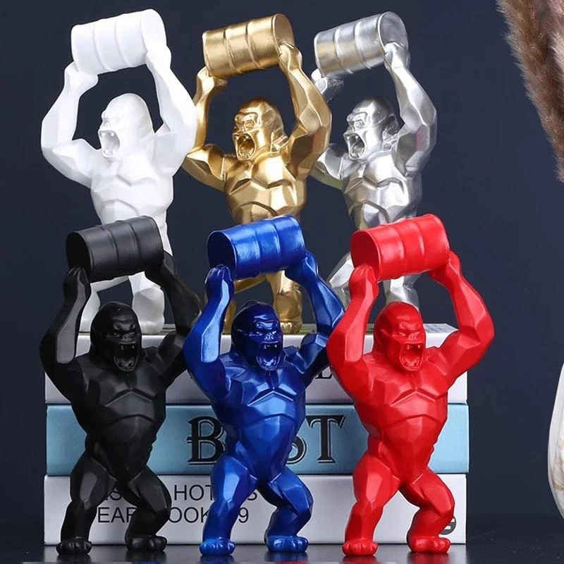GeometricMadKingKongStatue-Homeko6 Geometric Mad King Kong Statue - Homeko