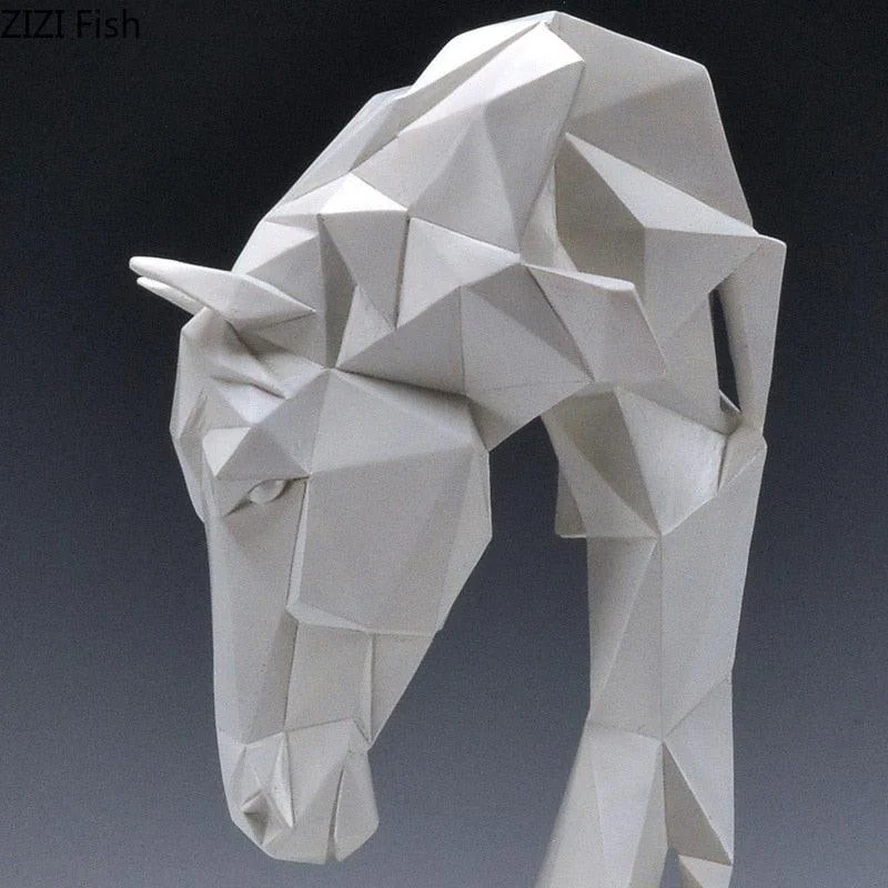 GeometricOrigamiHorse-Homeko5 Geometric Origami Horse - Homeko